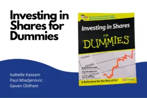 Investing in shares for dummies book image
